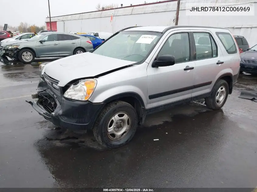 JHLRD78412C006969 2002 Honda Cr-V Lx