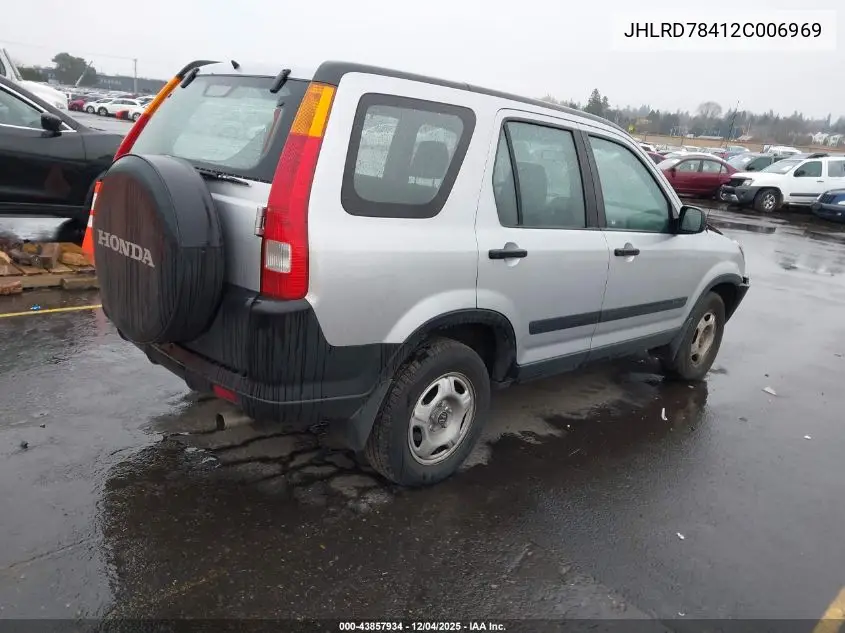 JHLRD78412C006969 2002 Honda Cr-V Lx