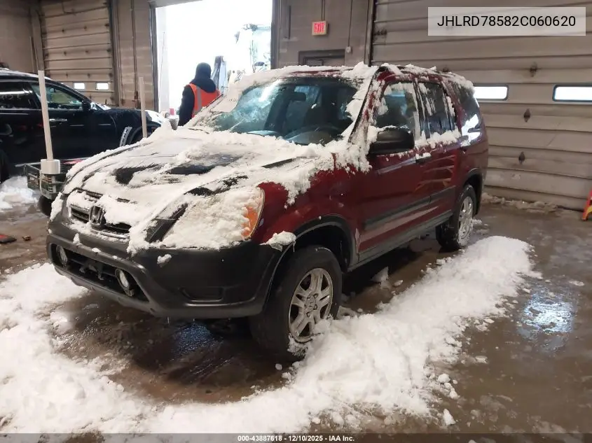 JHLRD78582C060620 2002 Honda Cr-V Lx
