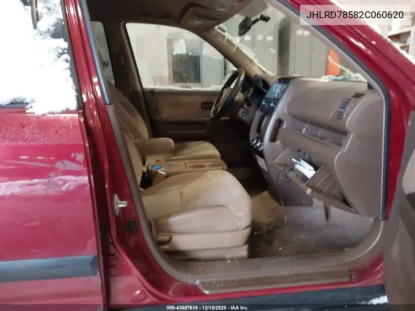 JHLRD78582C060620 2002 Honda Cr-V Lx