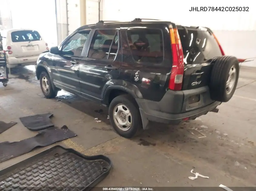 JHLRD78442C025032 2002 Honda Cr-V Lx