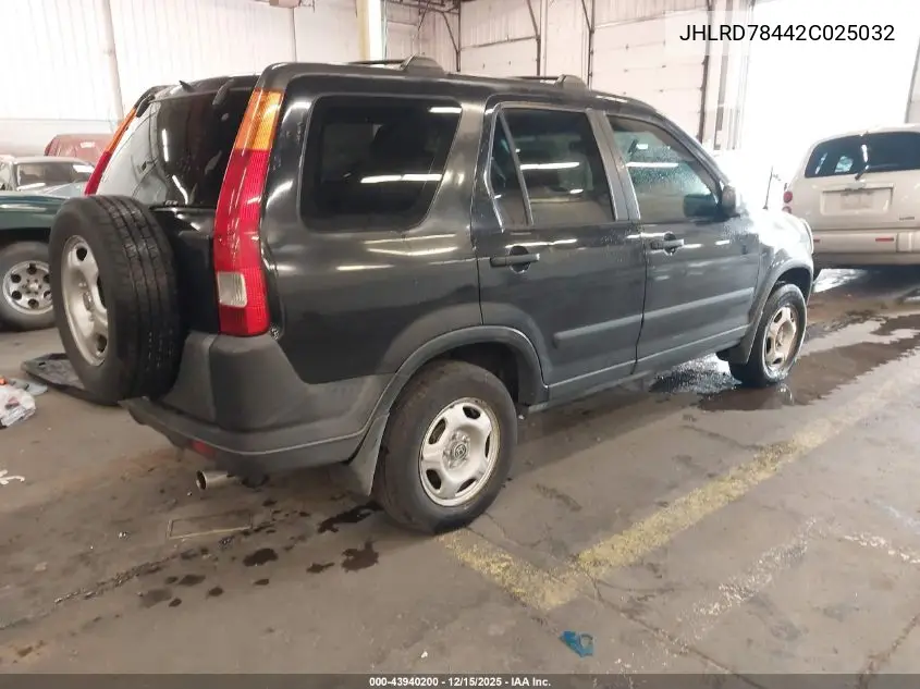 JHLRD78442C025032 2002 Honda Cr-V Lx