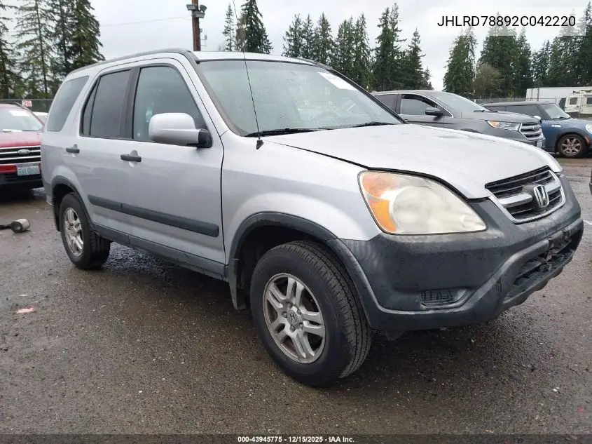 JHLRD78892C042220 2002 Honda Cr-V Ex
