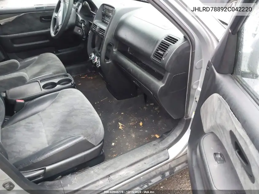 JHLRD78892C042220 2002 Honda Cr-V Ex