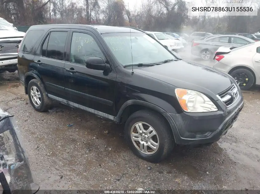 SHSRD78863U155536 2003 Honda Cr-V Ex