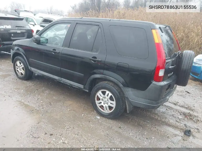 SHSRD78863U155536 2003 Honda Cr-V Ex