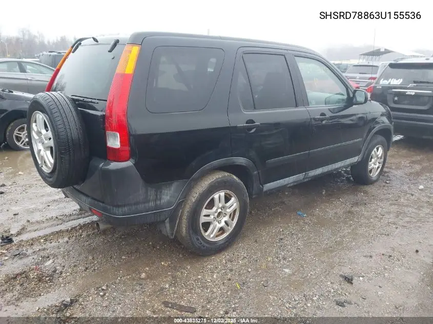 SHSRD78863U155536 2003 Honda Cr-V Ex