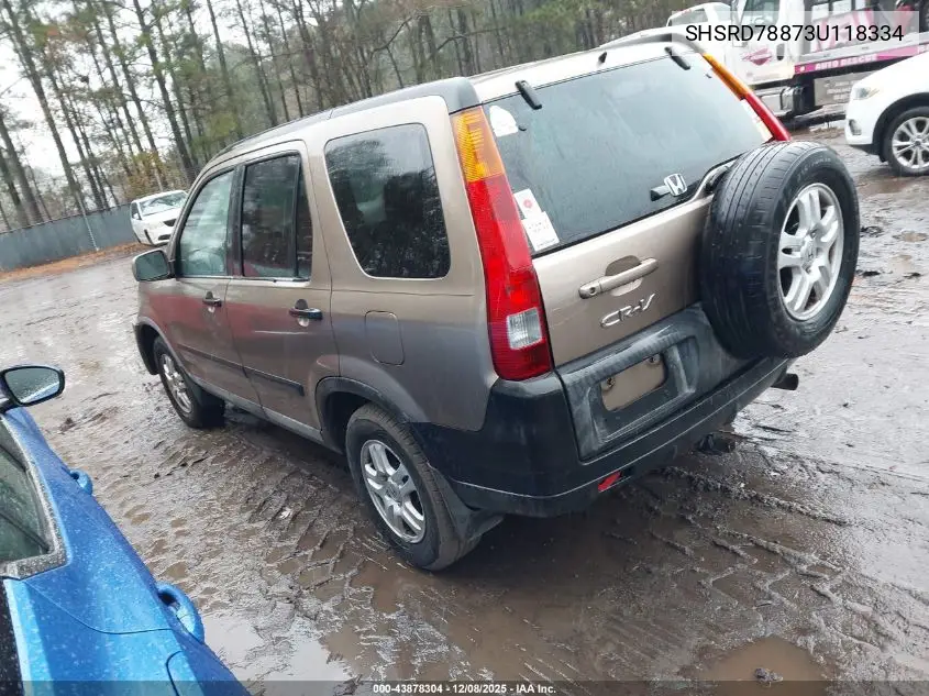 SHSRD78873U118334 2003 Honda Cr-V Ex