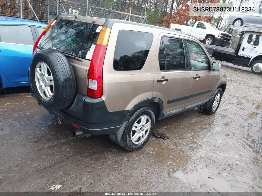 SHSRD78873U118334 2003 Honda Cr-V Ex