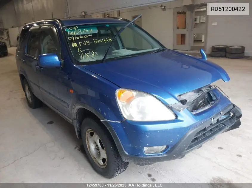 RD51200422 2004 Honda Cr-V Ex