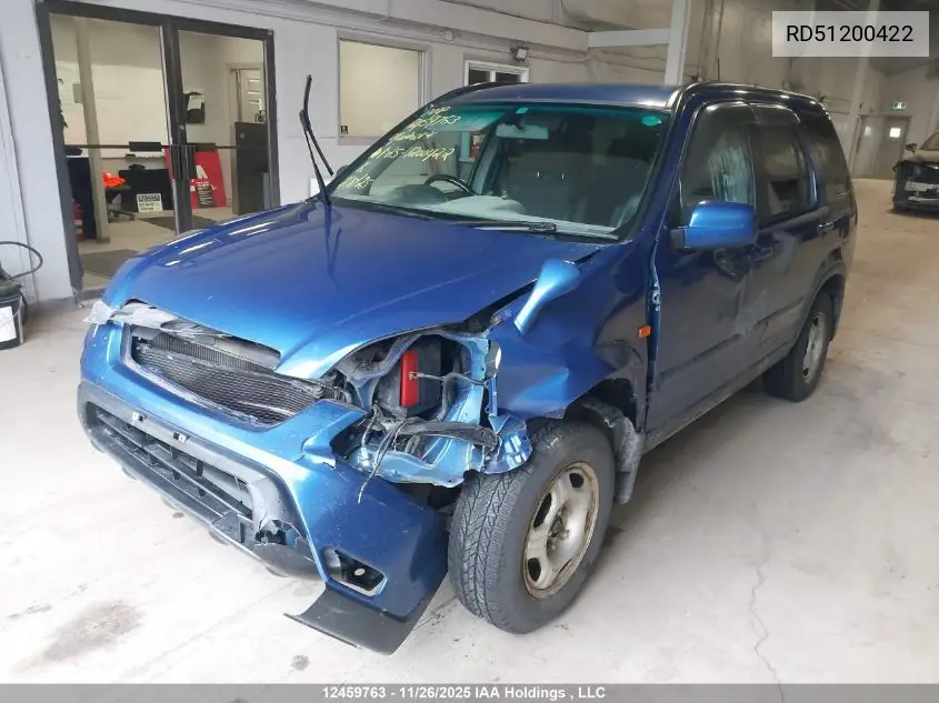 RD51200422 2004 Honda Cr-V Ex