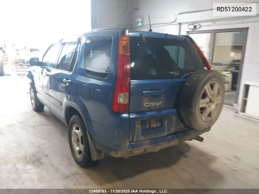 RD51200422 2004 Honda Cr-V Ex