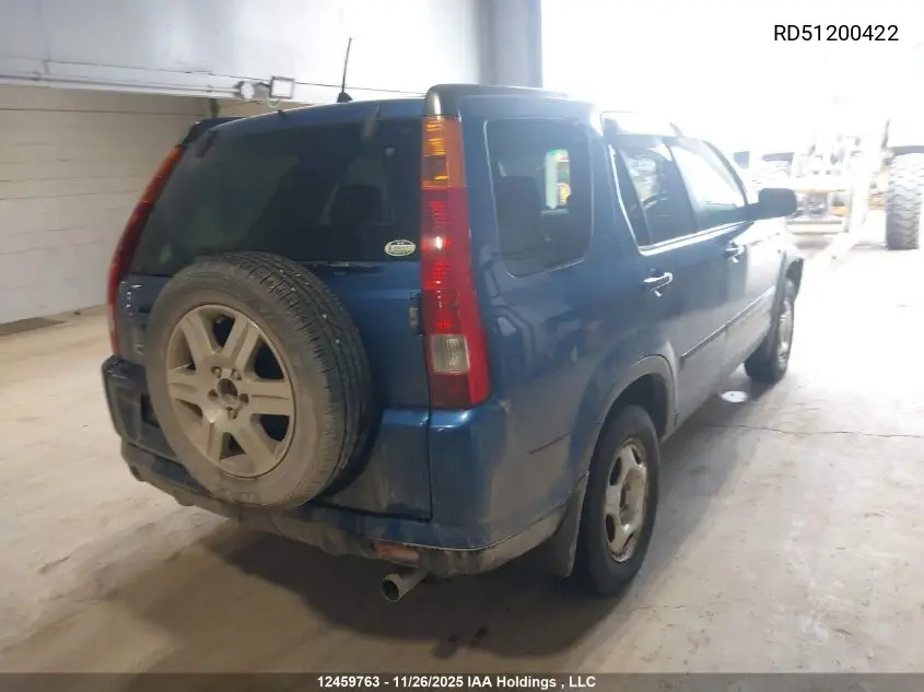 RD51200422 2004 Honda Cr-V Ex