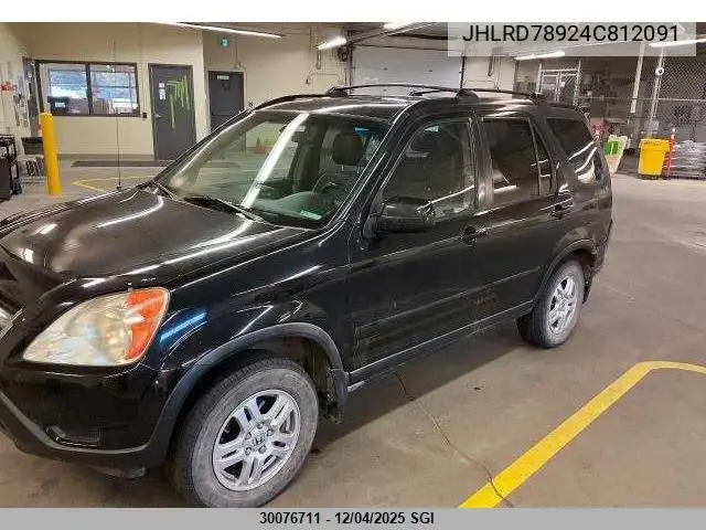 JHLRD78924C812091 2004 Honda Cr-V Ex