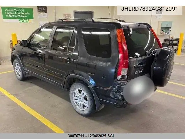 JHLRD78924C812091 2004 Honda Cr-V Ex
