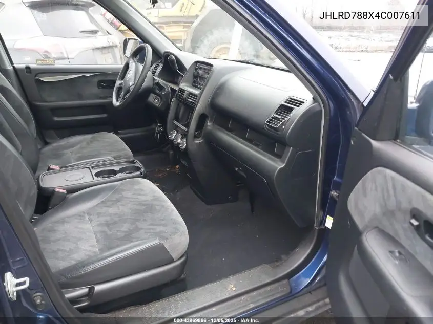 JHLRD788X4C007611 2004 Honda Cr-V Ex
