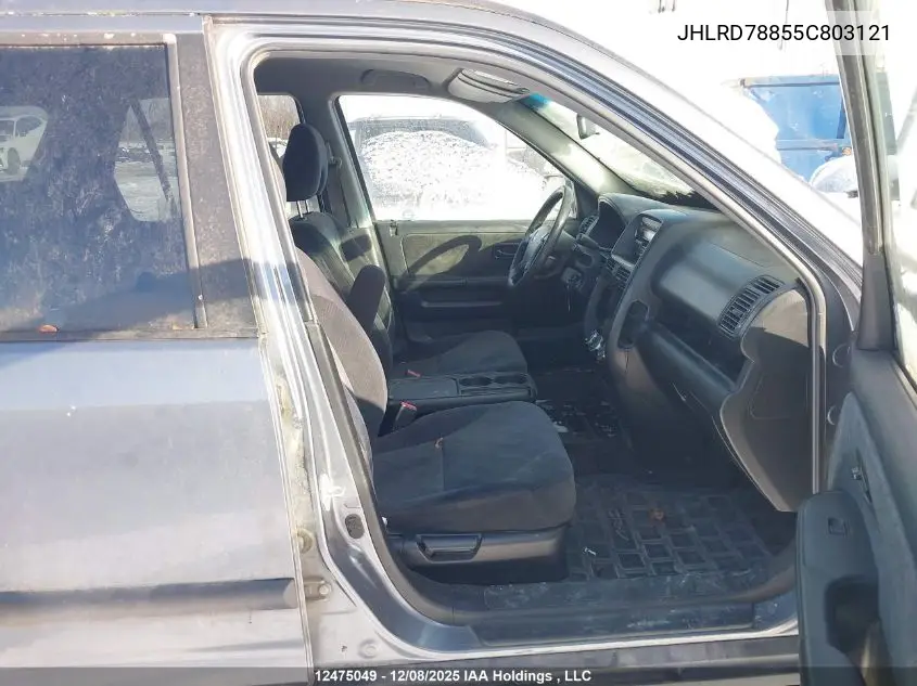 JHLRD78855C803121 2005 Honda Cr-V Ex
