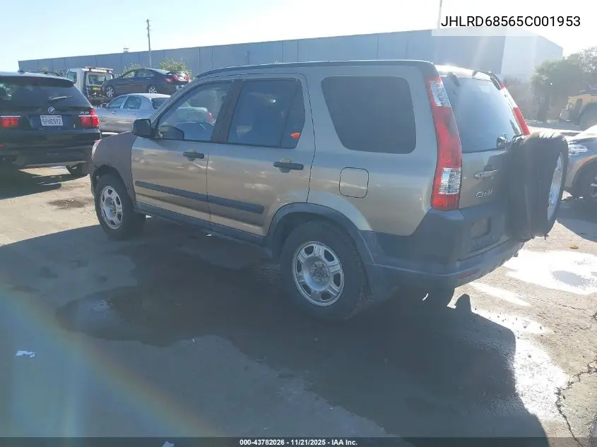 JHLRD68565C001953 2005 Honda Cr-V Lx