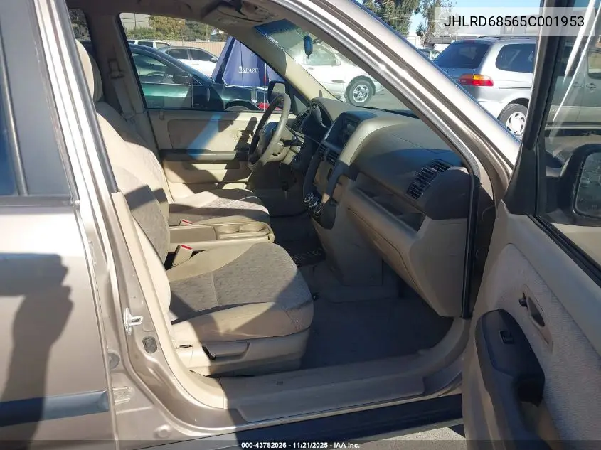 JHLRD68565C001953 2005 Honda Cr-V Lx