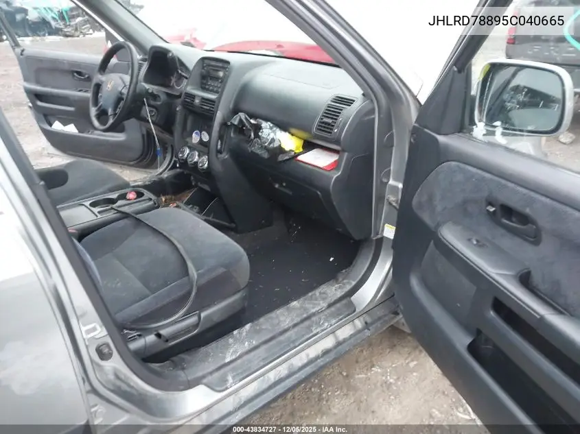 JHLRD78895C040665 2005 Honda Cr-V Ex