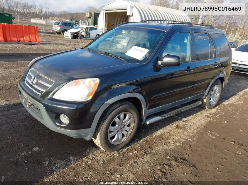 JHLRD78995C016469 2005 Honda Cr-V Se