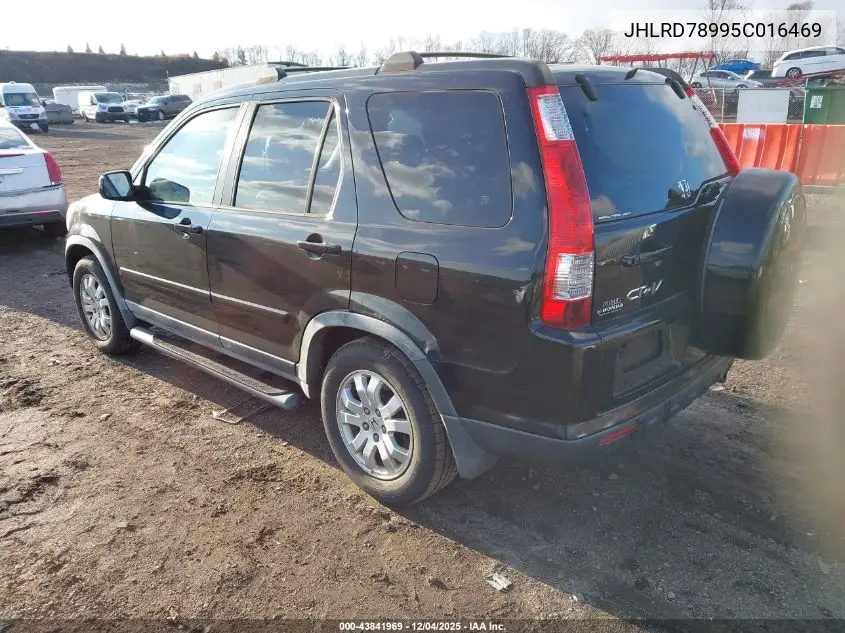 JHLRD78995C016469 2005 Honda Cr-V Se