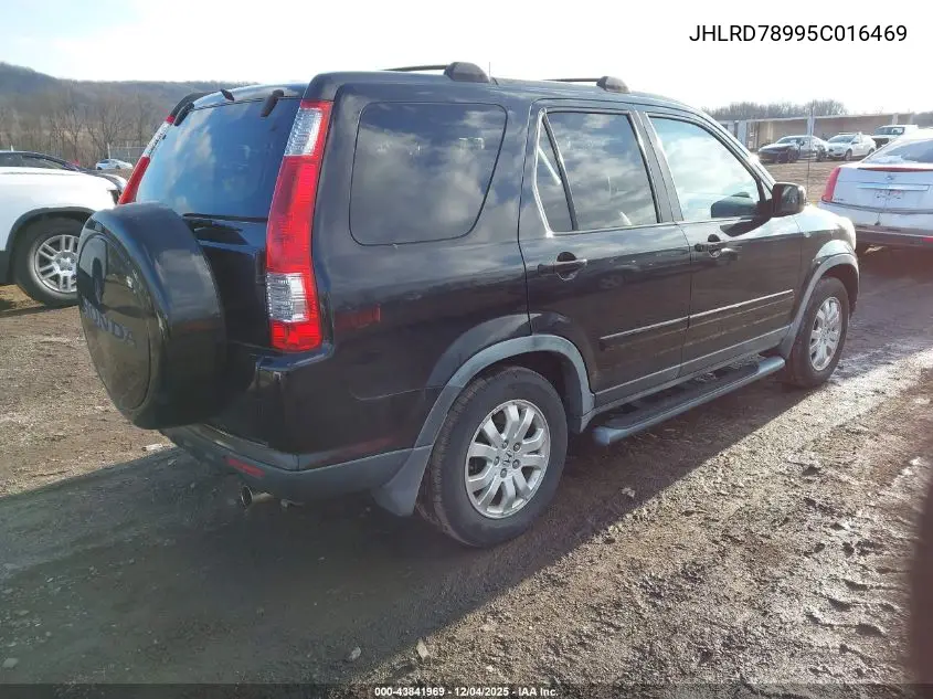 JHLRD78995C016469 2005 Honda Cr-V Se