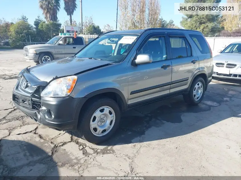 JHLRD78815C053121 2005 Honda Cr-V Ex