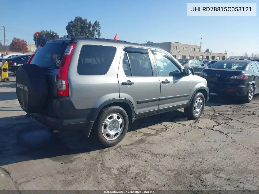 JHLRD78815C053121 2005 Honda Cr-V Ex