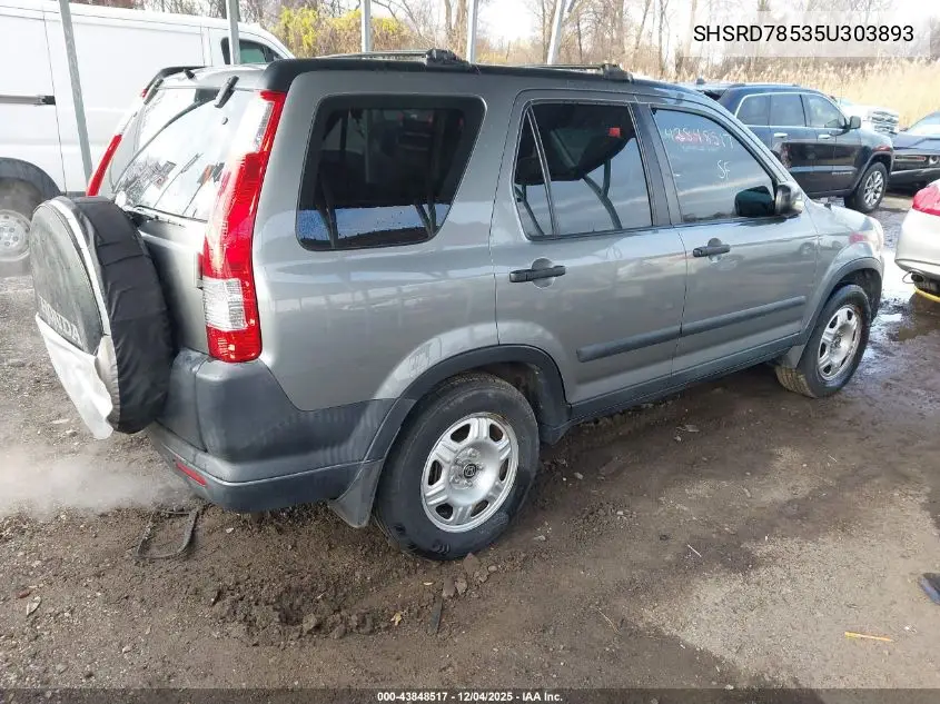 SHSRD78535U303893 2005 Honda Cr-V Lx