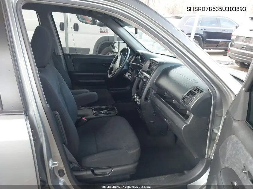 SHSRD78535U303893 2005 Honda Cr-V Lx