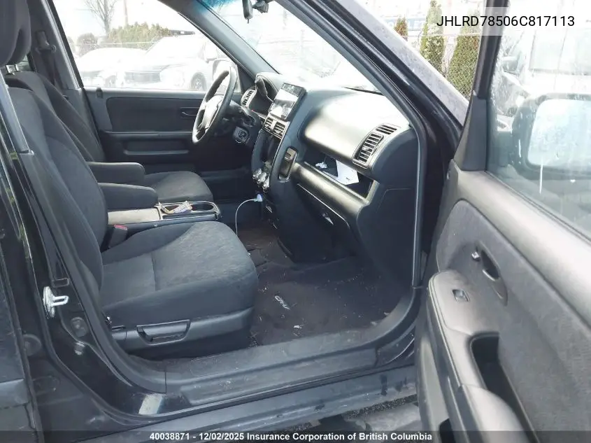 JHLRD78506C817113 2006 Honda Cr-V