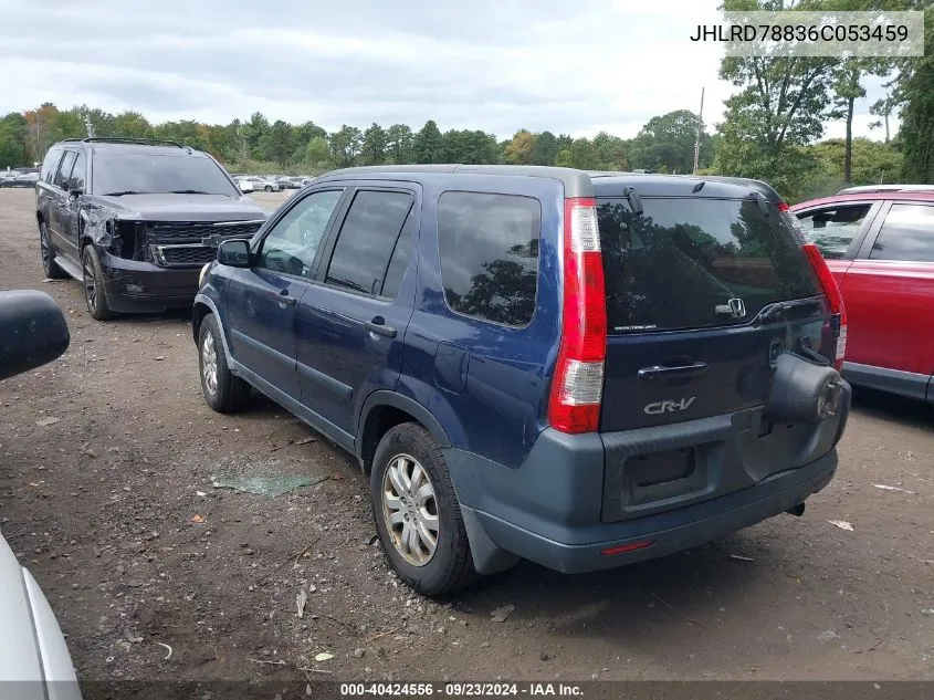 2006 Honda Cr-V Ex VIN: JHLRD78836C053459 Lot: 40424556