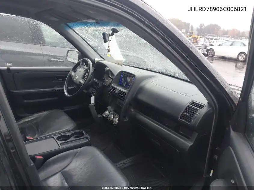 JHLRD78906C006821 2006 Honda Cr-V Se