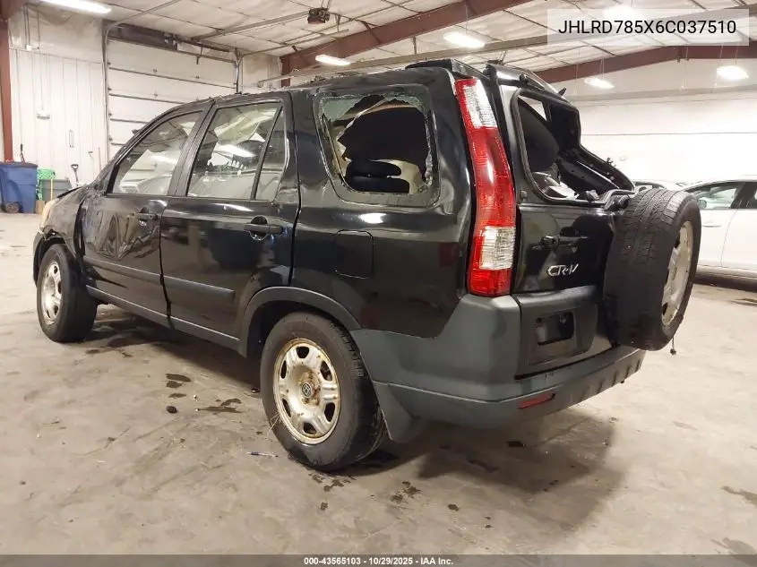 JHLRD785X6C037510 2006 Honda Cr-V Lx