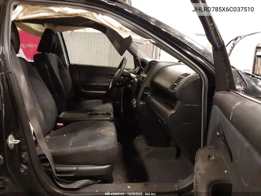 JHLRD785X6C037510 2006 Honda Cr-V Lx