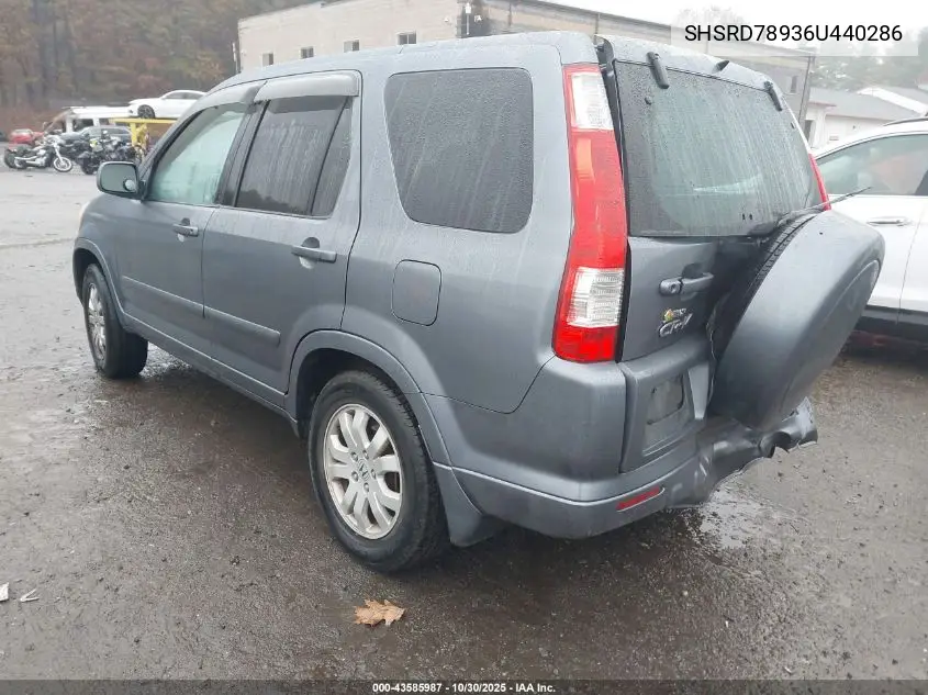 SHSRD78936U440286 2006 Honda Cr-V Se