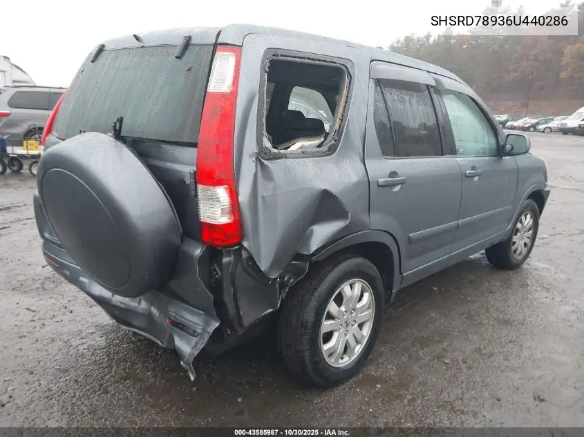 SHSRD78936U440286 2006 Honda Cr-V Se