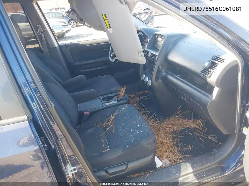 JHLRD78516C061081 2006 Honda Cr-V Lx