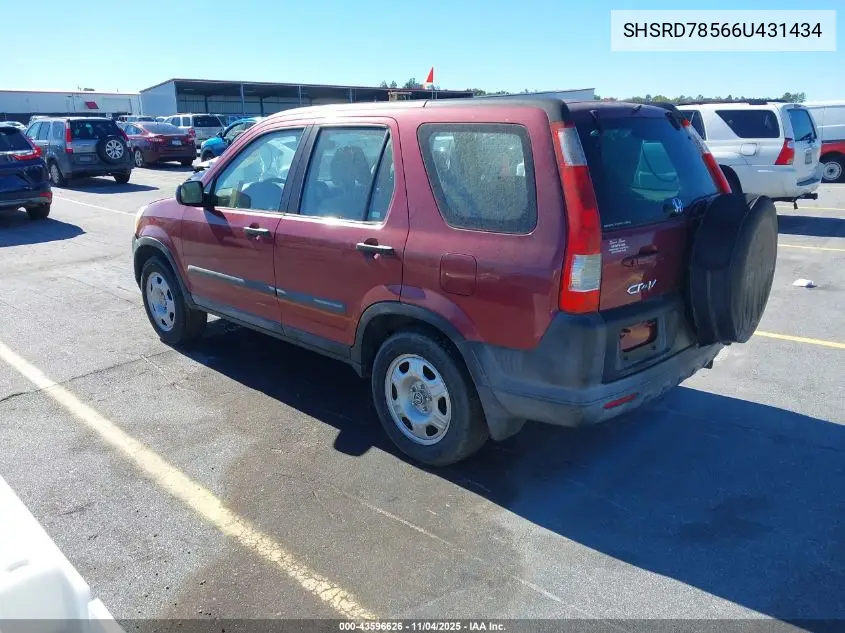 SHSRD78566U431434 2006 Honda Cr-V Lx