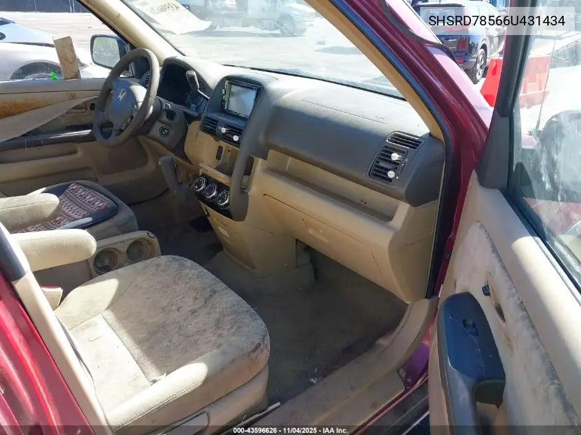 SHSRD78566U431434 2006 Honda Cr-V Lx