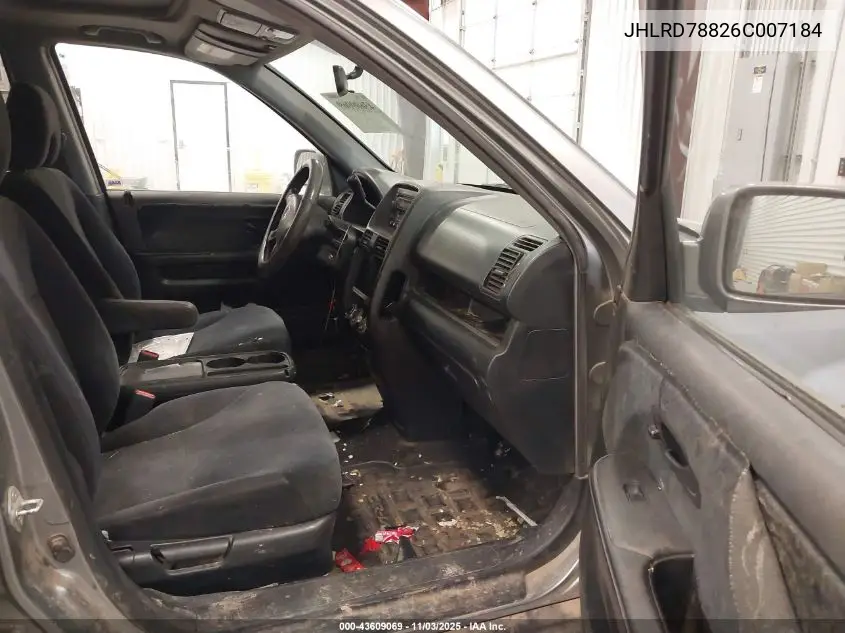JHLRD78826C007184 2006 Honda Cr-V Ex