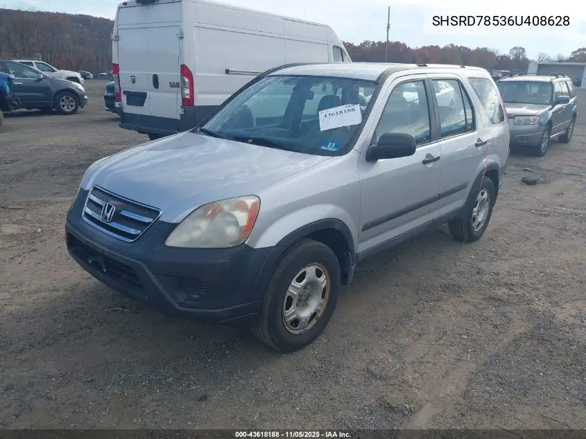 SHSRD78536U408628 2006 Honda Cr-V Lx