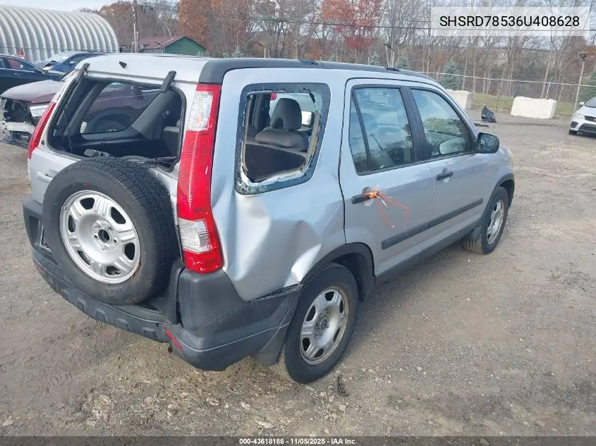 SHSRD78536U408628 2006 Honda Cr-V Lx
