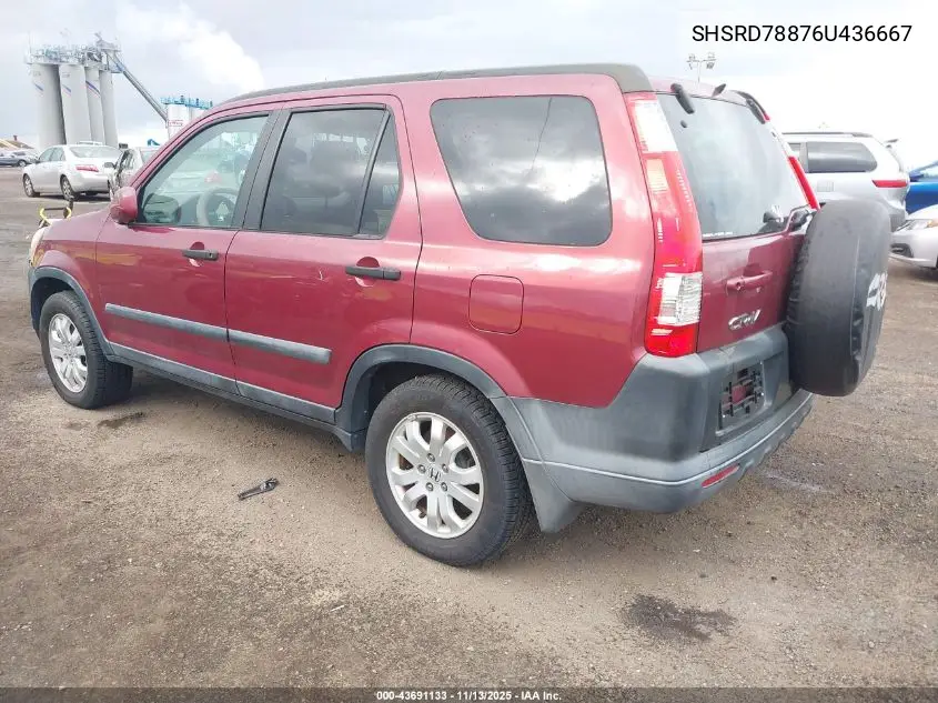 SHSRD78876U436667 2006 Honda Cr-V Ex