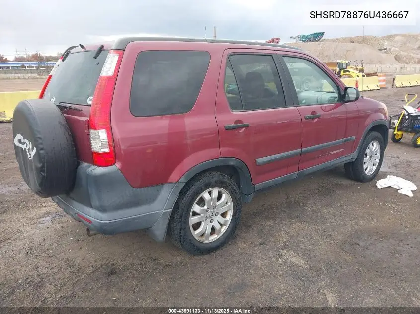 SHSRD78876U436667 2006 Honda Cr-V Ex