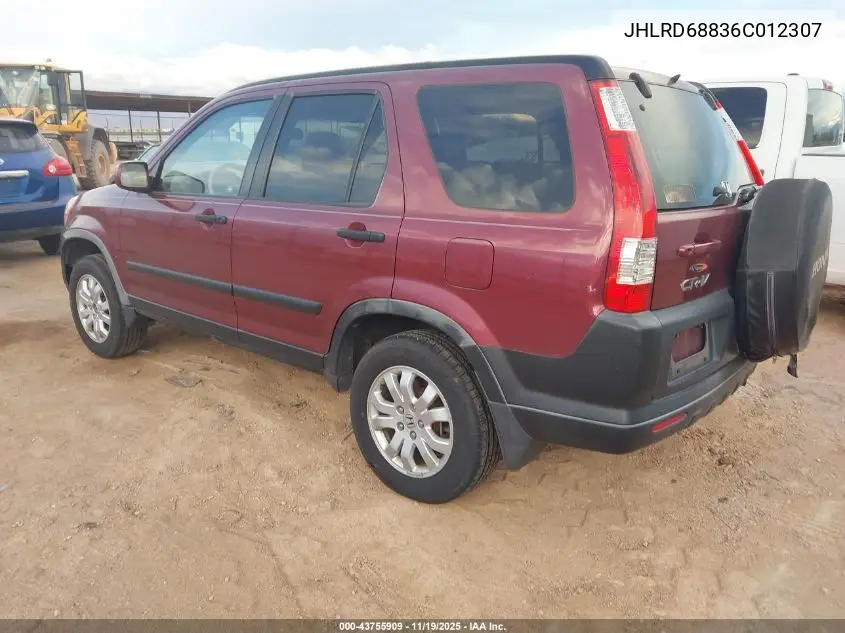 JHLRD68836C012307 2006 Honda Cr-V Ex