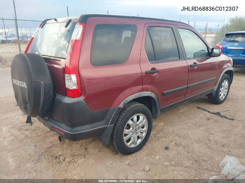 JHLRD68836C012307 2006 Honda Cr-V Ex