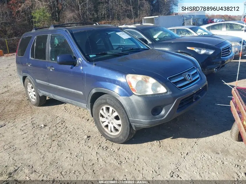 SHSRD78896U438212 2006 Honda Cr-V Ex