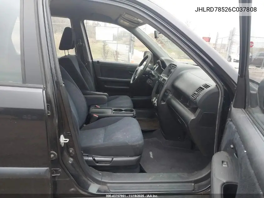 JHLRD78526C037808 2006 Honda Cr-V Lx